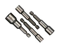 1/4" Stecknuss Bit Satz 4tlg -  metrisch