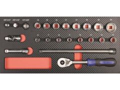 ProForm Einlage mit 3/8" Werkzeug-Satz - 23tlg