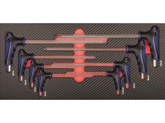 ProForm Einlage mit Kugelkopf T-Griff Schraubendreher - 8tlg