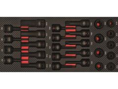 ProForm Einlage mit 1/2" Schlag Stecknüsse TX+Innensechskant - 28tlg