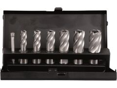 Kernbohrer in Stahlblechkassette 7tlg. HSS-Co 8%