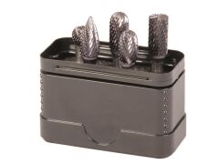 Frässtifte HM 5tlg. TiAlN-Beschichtung Form B, C, D, E, G Kopf 9,6 mm