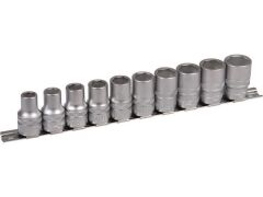 1/2" Xi-on Stecknuss Schiene 10tlg - 10 bis 19mm