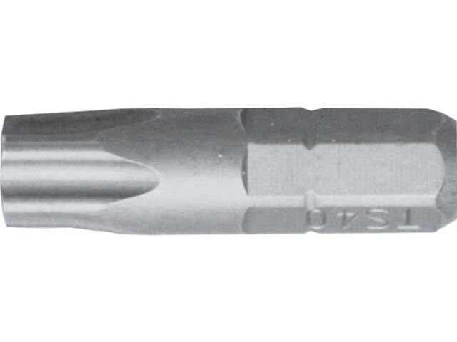 Projahn 1/4 Zoll Bit – 5-Stern (Torx) TS25, Länge 25 Mm, Mit Bohrung | Für Professionellen Einsatz, Gehärtet Nach DIN/ISO