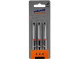 3er Pack 1/4" markierter Bit L75 mm Schlitz 6mm