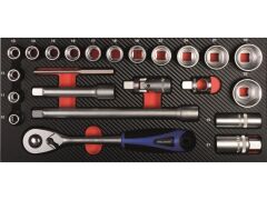 ProForm Einlage mit 1/2" Xi-on Werkzeug-Satz - 23tlg