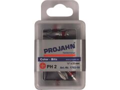 10er Pack 1/4" markierter Bit L25 mm Phillips Nr 3