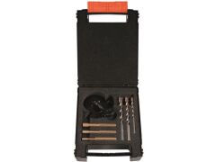 Satz Diamant Trockenbohrer 6-kant Schaft und Betonbohrer 7-tlg. mit Anbohrhilfe