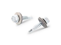 250 Stück 6-kt. Bi-Metall Bohrschrauben, Bohrleistung 6 mm A2/CV 5,5X60 DS 16 mm