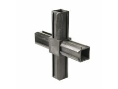 XD Rohrverbinder für 20 x 20 x 1,5mm Vierkantrohr - Kreuzstück