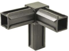 XD Rohrverbinder für 30 x 30 x 2,0mm Vierkantrohr - 90° + 1 x Abgang