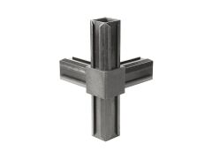 XD Rohrverbinder für 30 x 30 x 2,0mm Vierkantrohr - T-Stück + 1 x Abgang