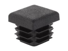 4 Stück Verschlussstopfen / Lamellenstopfen für Vierkantrohre - 20x20mm