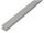 H-Profil - Selbstklemmend Alu Silber eloxiert - 2000mm - 12,9 x 22 - Stärke 1,5mm / Innenmaß 9,9 mm