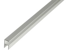 Eckprofil - Selbstklemmend Alu Silber eloxiert - 2000mm - 12,9 x 24 - Stärke 1,5mm