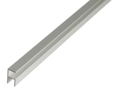 Eckprofil - Selbstklemmend Alu Silber eloxiert - 1000mm - 15,9 x 30 - Stärke 1,5mm / Innenmaß 12,9 mm
