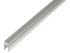 Eckprofil - Selbstklemmend Alu Silber eloxiert - 1000mm - 19,5 x 40 - Stärke 1,8mm / Innenmaß 15,9 mm