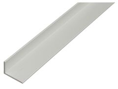 Winkelprofil ungleichschenklig Alu Silber eloxiert - 22,8x19x1,8mm - 2000mm