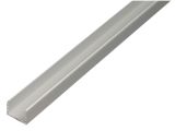 U-Profil - Selbstklemmend Alu Silber eloxiert - 1000mm - 24,6 x 24 - St&auml;rke 1,5mm
