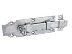 Türriegel,Knopfgriff,galvanisch verzinkt, dickschichtpassiviert ,gerade - 160x56