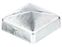 Pfostenkappe/Holz,flach, Feuerverzinkt, 70x70