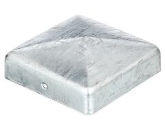 Pfostenkappe/Holz,flach, Feuerverzinkt, 90x90