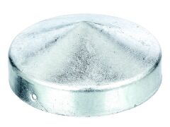 Pfostenkappe/Holz,flach, Feuerverzinkt, Ø100