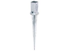 Einschlagbodenhülsen verstellbar Feuerverzinkt, 71x71/900