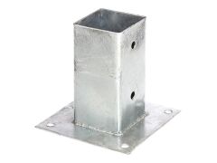 Aufschraubhülse, Feuerverzinkt 71 x 71 für 70mm Holzpfosten