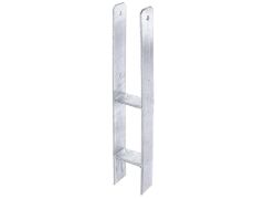 H-Pfostenträger, Feuerverzinkt, 91 /  600 / 5mm Materialstärke