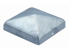 Pfostenkappe/Holz,flach, Feuerverzinkt, 100x100