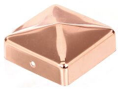 Pfostenkappe/Holz,flach,CU,zapo,70x70