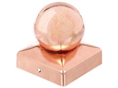 Pfostenkappe/Holz,Kugel,CU,zapo,70x70