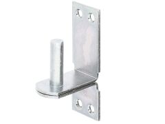 Kloben auf Platte, DII, Galvanisch verzinkt, zum Anschrauben, 16/113x4