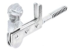 Fensterladen-Feststeller, Frauenkopf mit Anschlag,galvanisch verzinkt, dickschichtpassiviert, zum Einschrauben, 9/115