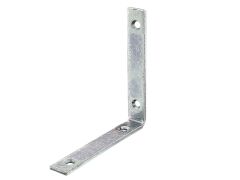Balkenwinkel, galvanisch verzinkt, dickschichtpassiviert - 120 x 120 x 20 x 5mm