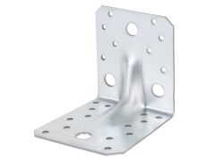 Schwerlast Winkelverbinder mit Sicke, verzinkt ,105x105x90