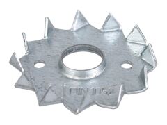 Scheibendübel mit Zähnen, 1-seitig, verzinkt Ø75/16