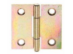 Scharnier,Gelb verzinkt ,31x31x0,75