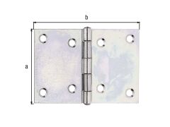 Scharnier, verzinkt ,70x104,5x1,25
