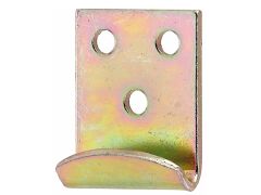 Schnäppchenartikel - Schließhaken,gerade,Gelb verzinkt ,25x34