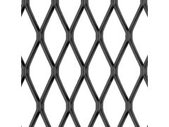 Streckmetallblech ALU schwarz - 600 x 1000 x 1,0mm