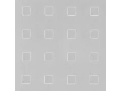 Strukturblech Quadrate ALU Silber eloxiert - 200 x 1000 x 1,0mm