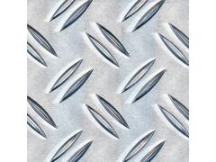 Strukturblech / Riffelblech ALU Natur - 200 x 1000 x 1,5mm