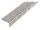 Winkelprofil ungleichschenklig Alu Natur - 65,6 x 35,5 x 1,5mm - 1000mm - Geriffelt