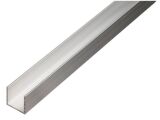 U-Profil Alu Natur - 1000mm - 6 x 6 / 1,0mm Stärke /...