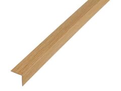 Winkelprofil gleichschenklig Kunststoff - 1000mm - 20 x 20 x 1,5mm - Dekor Eiche