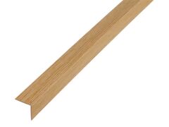 Winkelprofil gleichschenklig Kunststoff - 2000mm - 20 x 20 x 1,5mm - Dekor Eiche
