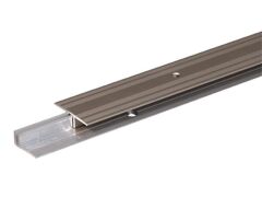 Übergangsprofil Pro - Alu Edelstahlfarbig eloxiert - 1000 x 34 x 1,5 mm