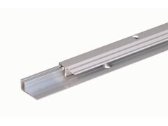Abschlussprofil Pro - Alu Silber eloxiert - 2700 x 22 mm / Stärke 1,5 mm
